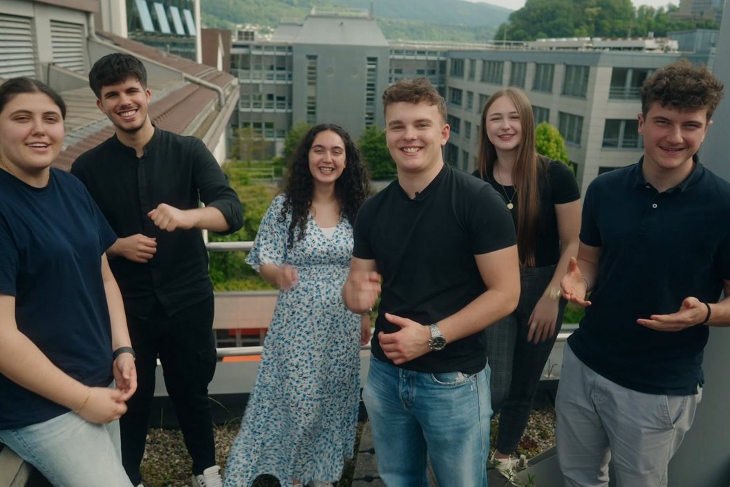 Group of apprentices